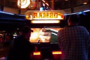 D and Roop play Rambo the arcade game