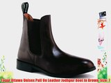 Toggi Ottawa Unisex Pull On Leather Jodhpur Boot In Brown Size: 7