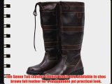 Adults Saxon Leather Walking Horse Riding Country Boots 8