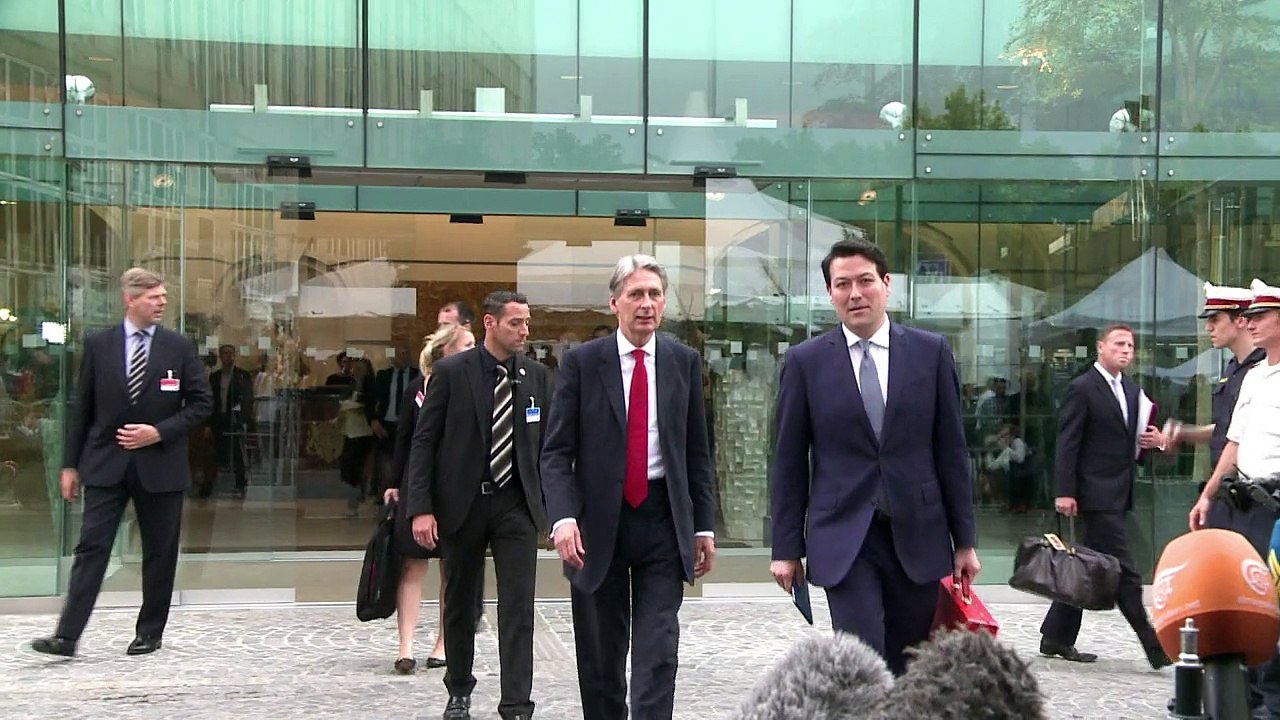 UK's Hammond says there is "clear will" for Iran nuclear deal