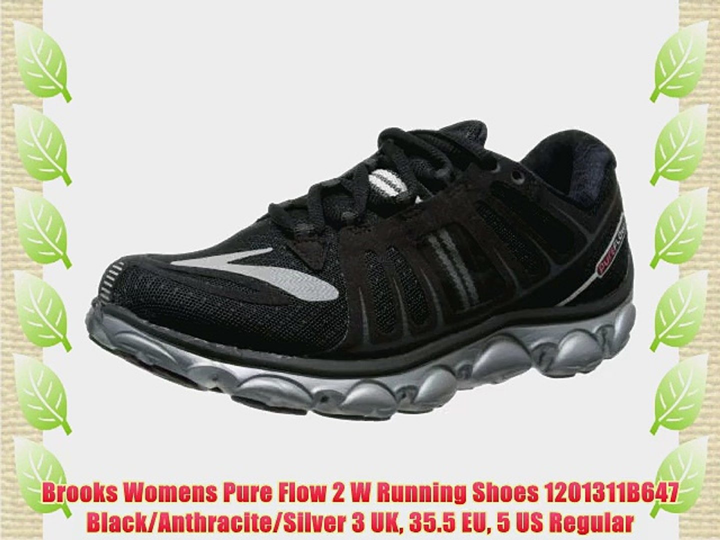 brooks pureflow 1 womens silver