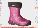 Superlite Fuchsia Lightweight Ladies Wellington Boots Size UK 8