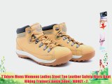 T'Adore Mens Womens Ladies Steel Toe Leather Safety Work Boot Hiking Trainers Ankle Shoe -