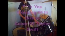 sleeping with sirens f**k you cover of taylor swift drum cover