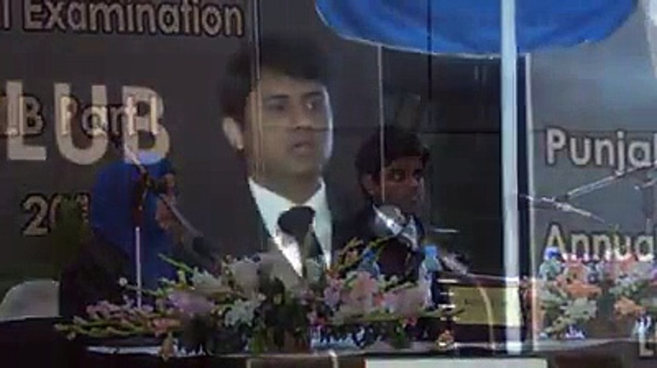 Quaid-e-Azam Law College Lahore 19th Annual Declamation 2015