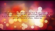 Get FREE Payoneer MasterCard With 25$ Bonus and Verified Paypal Account   Free Credit Card