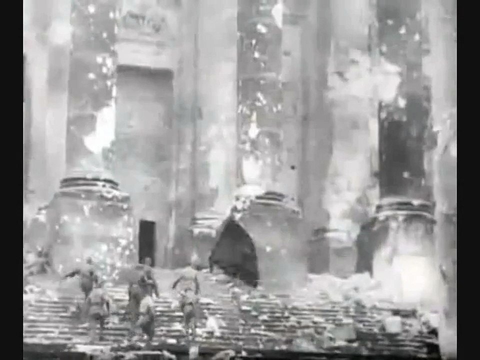 Soviet Flag over the Reichstag Building 1945