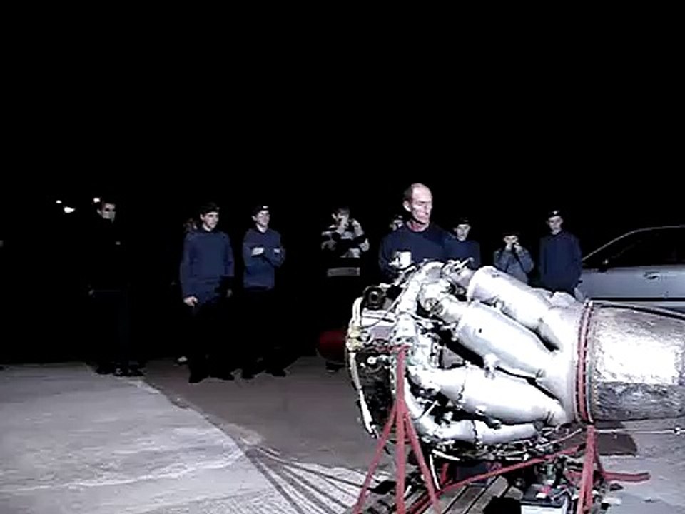 jet engine demonstration