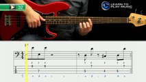 Ex032 How to Play Bass Guitar   Slap Bass Guitar Lessons for Beginners