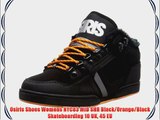 Osiris Shoes Womens NYC83 MID SHR Black/Orange/Black Skateboarding 10 UK 45 EU
