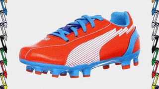 Puma Unisex - Child evoSPEED 5 FG Jr Football Shoes Red Rot (orange.com-white-hawaiian 06)
