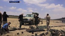 المعارضة السورية تقصف مواقع جنود النظام بدرعا