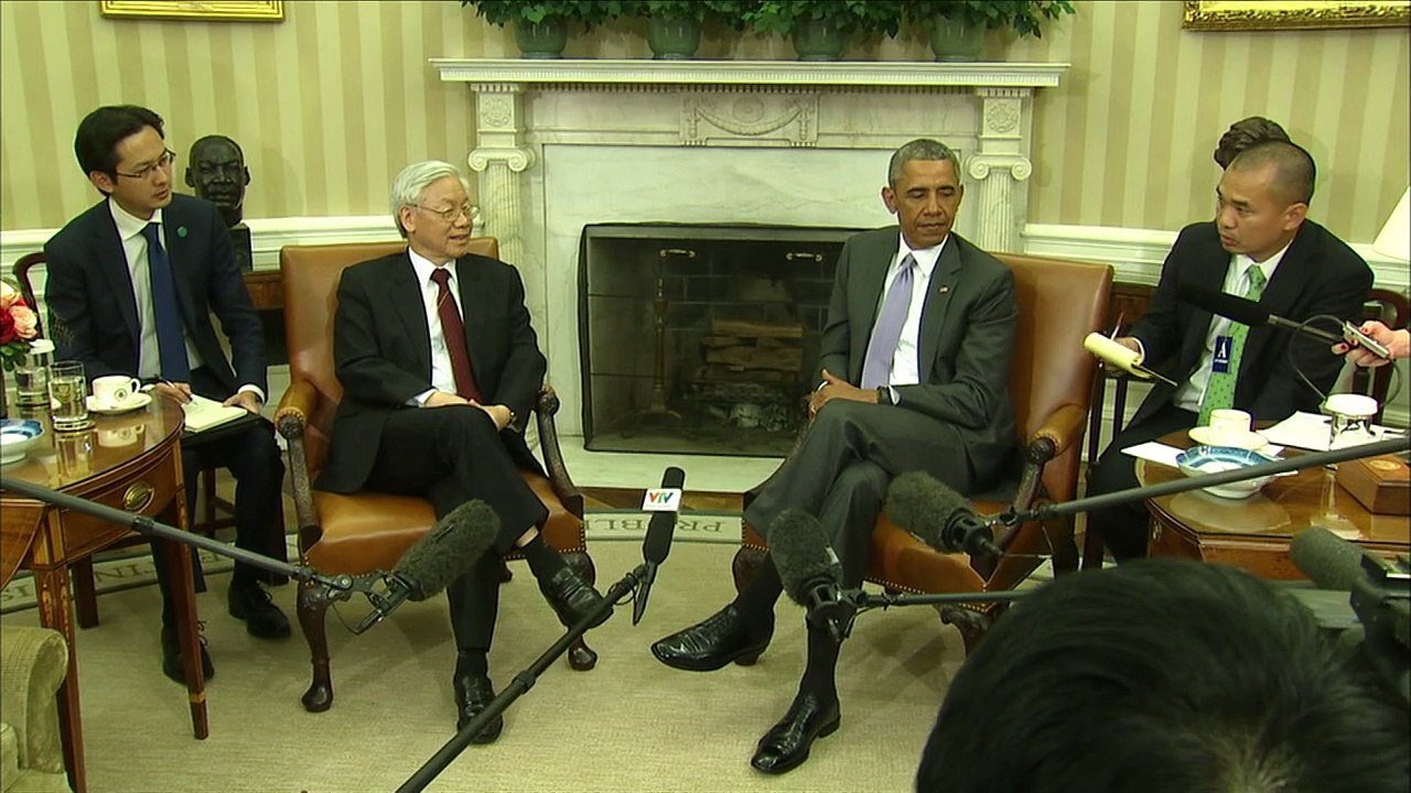 Obama recebe o número 1 do Partido Comunista vietnamita