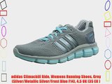 adidas Climachill Ride Womens Running Shoes Grey (Silver/Metallic Silver/Frost Blue F14) 4.5