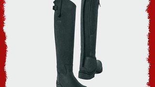 Toggi Calgary Long Leather Riding Boot With Full Zip Wide Leg Fitting In Black Size: 4.5 (EU