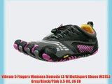 Vibram 5 Fingers Womens Komodo LS W Multisport Shoes W3753 Grey/Black/Pink 3.5 UK 36 EU