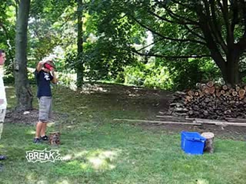Blindfolded Nutshot Prank