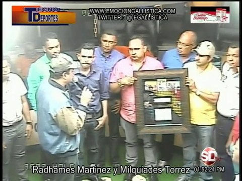 Programa-TECNODEPORTES-6-JULIO-2015-HOMENAJE a la Traba Hda. Giselle de Moncion en el Coliseo San Fco. de Macoris cubierta por TECNODEPORTES.