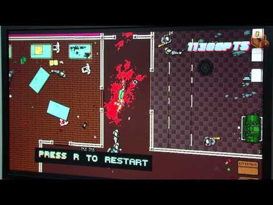 Hotline Miami 2 é ainda mais desafiador - Gameplay Hands-On - [BGS 2013] - BJ