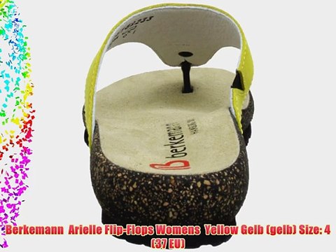 Berkemann Arielle Flip-Flops Womens Yellow Gelb (gelb) Size: 4 (37 EU)