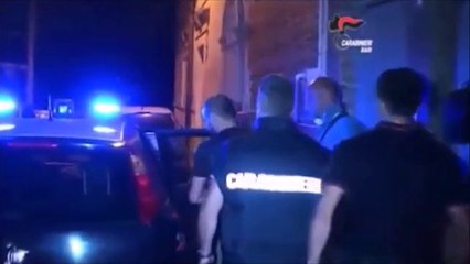 Download Video: Bari - pizzo ai danni di imprenditori e armi nei loculi, 40 arresti