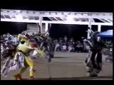 Native American Indian Pow wow - Men Chicken Dancing