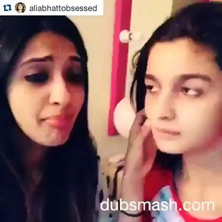 Aliya Bhutt Funny Dubsmash