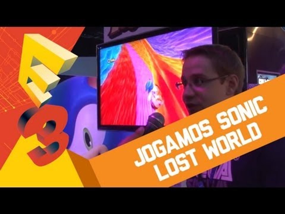 Jogamos Sonic Lost World + entrevista com Aaron Webber (Wii U) [BJ na E3 2013] Gameplay