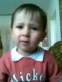 Cute kid reciting dua