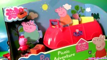 Peppa Pig Picnic Adventure Car with Picnic Basket & Princess Sofia the First - El Coche Cerdita