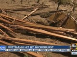 Wittmann hit by microburst