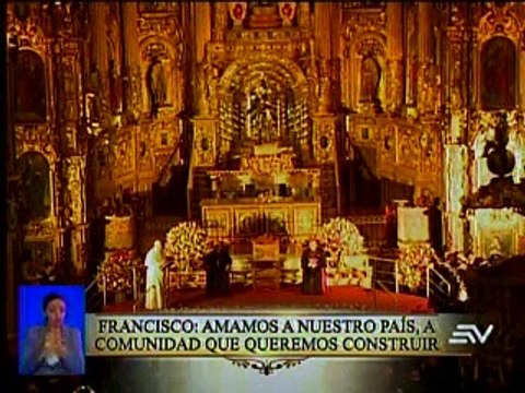 Intervención del papa Francisco en la iglesia San Francisco
