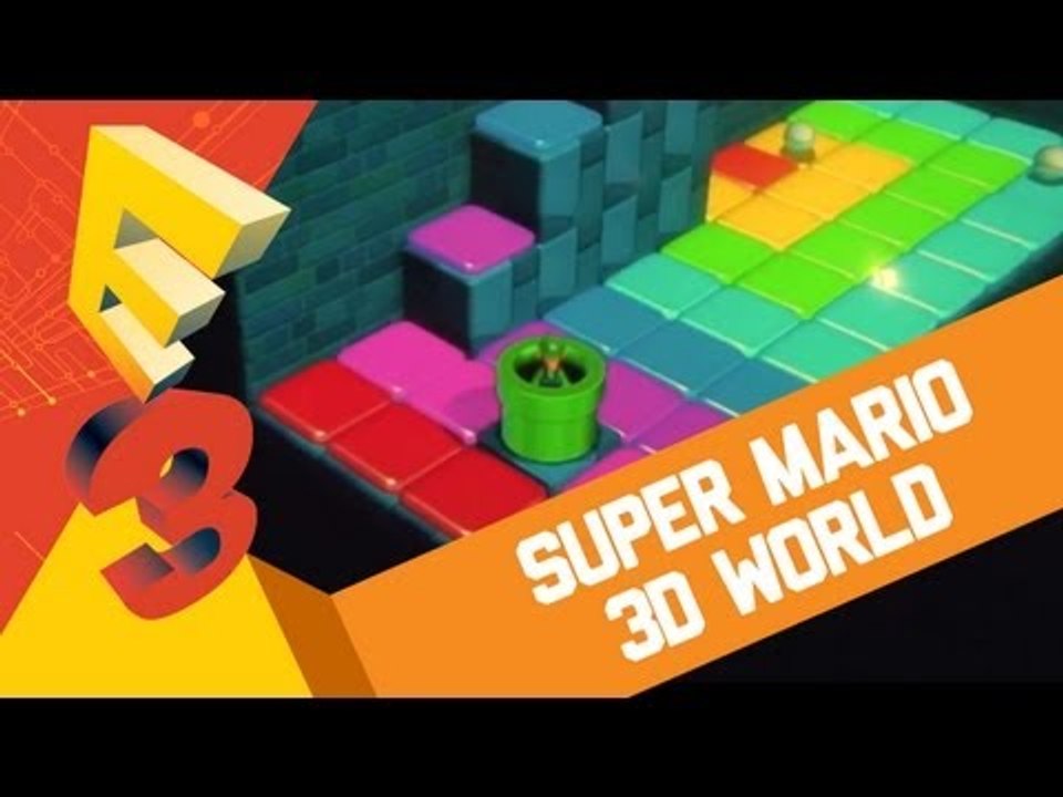 Jogamos Super Mario 3D World - (Wii U Hands-On) [BJ na E3 2013] Gameplay