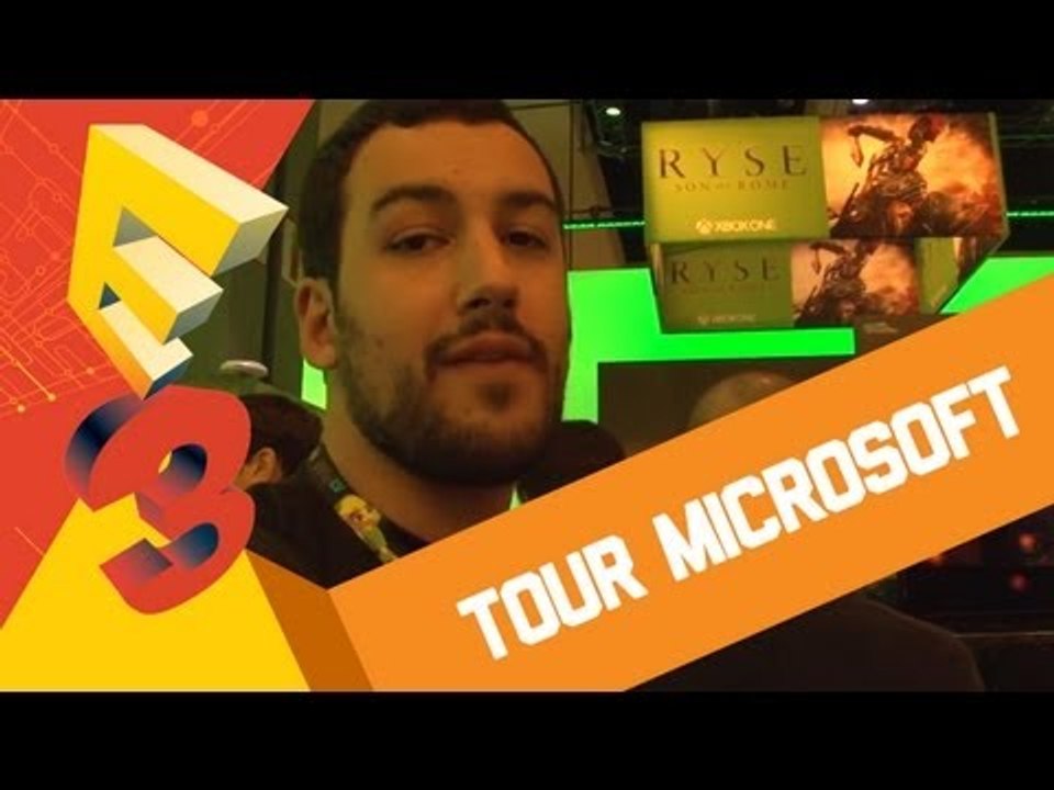 Tour pelo estande da Microsoft com Xbox One (e entrando na feira) [BJ na E3 2013]