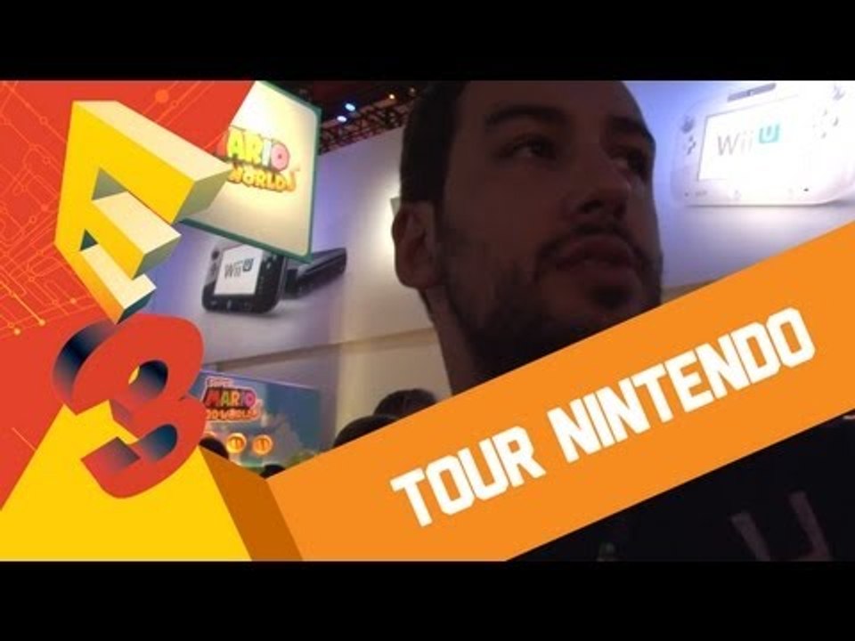 Tour pelo estande da Nintendo com Wii U (novos jogos do Mario) [BJ na E3 2013]
