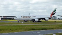 Farewell Emirates A340 500 Takeoff Brisbane Airport