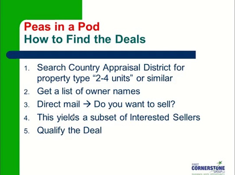 How to Make Big Money with Small Apartments - Small Apartments Strategy - Peas in a Pod Step #3