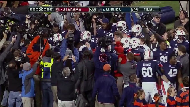 Auburn vs. Alabama 2013 - Winning TD (Auburn Announcers)