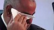 رئيس الحكومة المغربية عبد الإله بنكيران يبكي بالبرلمان