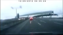 Shocking Moment Airplane Crashes Into Motorway In Moscow-Csn9jNU4VYs
