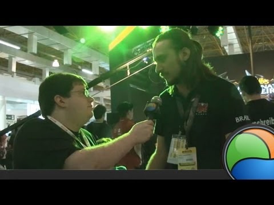 Bruno Vasone, da Riot Games, comenta de League of Legends [Entrevista BGS 2012] - Baixaki Jogos