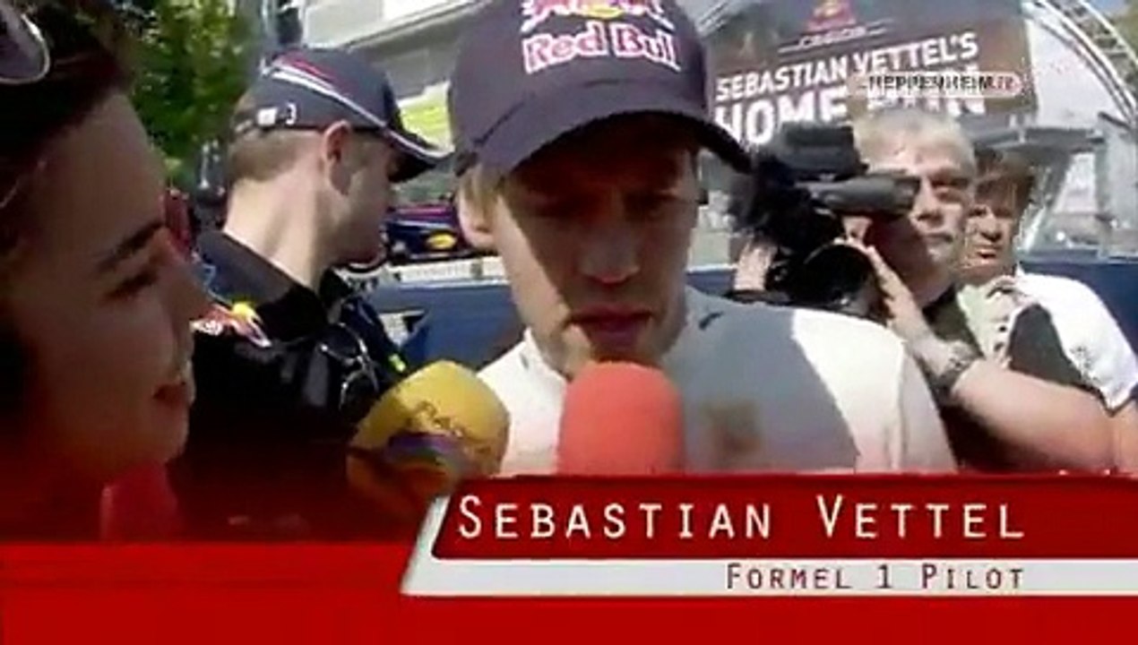 Sebastian Vettel Home Run 2010 - Vettels Red Bull I www.heppenheim.tv