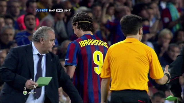 الشوط الثاني مباراة برشلونة 1-0 انتر ميلان - نصف نهائي دوري الابطال 2010