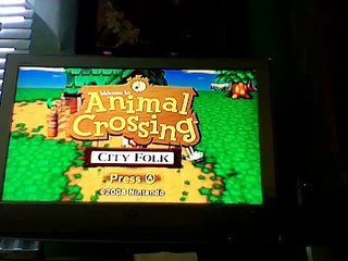 Animal crossing city folk for the wii