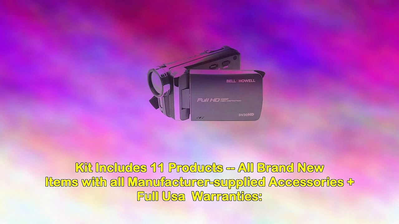 Bell Howell Dv30hd 1080p Hd Video Camera Camcorder