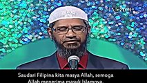 Dr. Zakir Naik  Orang Filipina Masuk Islam di Acara Zakir Naik