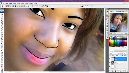 ADOBE PHOTOSHOP CARTOON EFFECT SOFT SKIN STYLE TUTORIAL BY MAC G CANDYS HOUSE