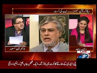 Ishaq Dar has Mehrab sign on his forehead but he is involved in corruption of billion of rupees -- Dr.Shahid Masood_2