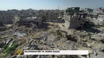 Saldırıdan bir yıl sonra Gazze