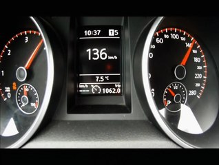 Golf 6 GTD - Accélération 0-230 KM/H